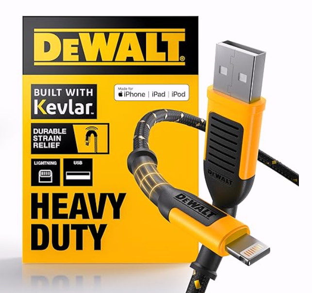 Reinforced Lightning Charging Cable
