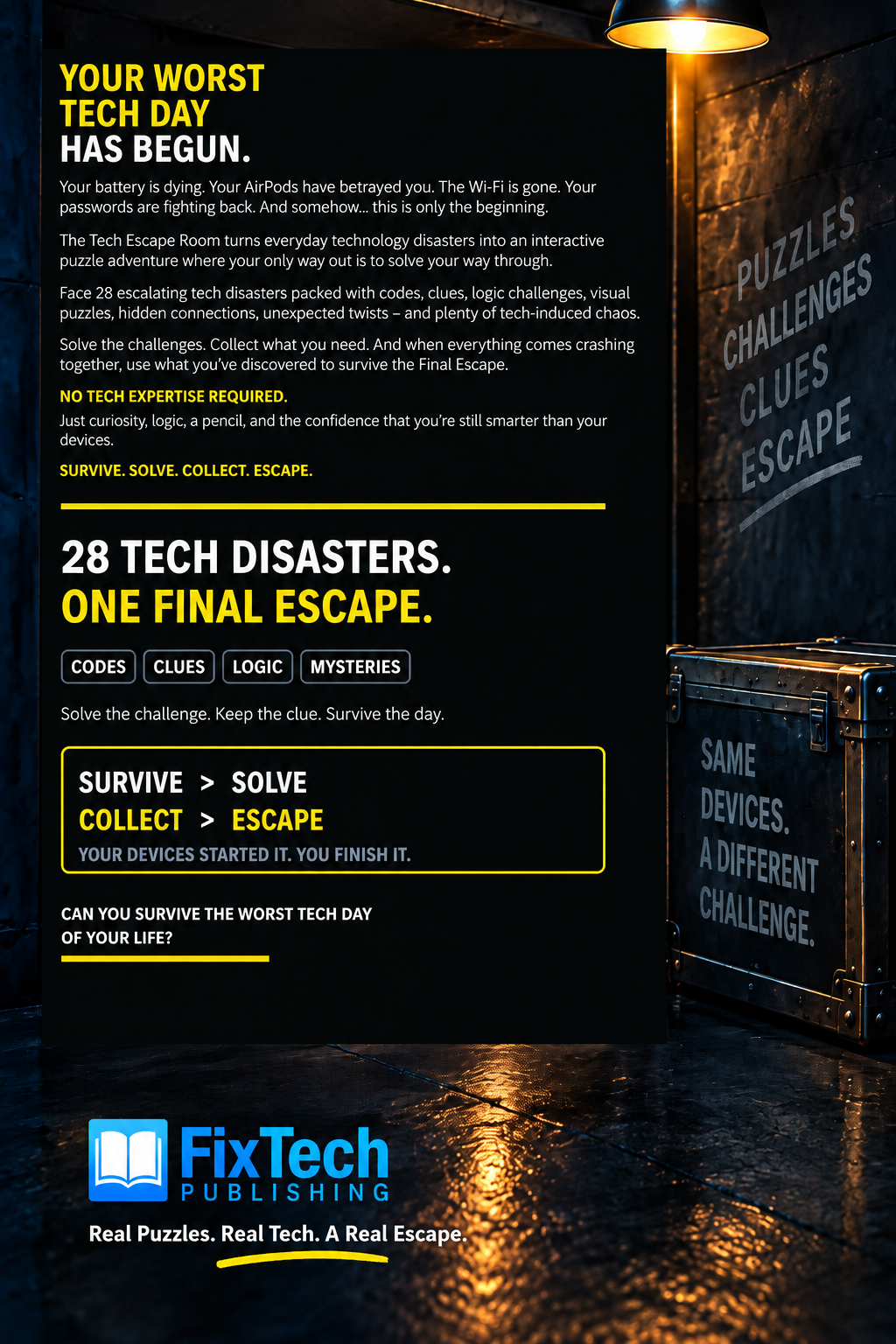 The Tech Escape Room back cover